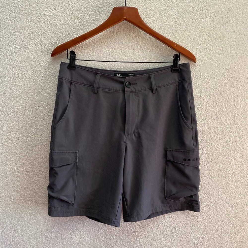 Men's OAKLEY Hydrolix Hybrid Cargo 21 Shorts Size 28 Gray Color F0A404478